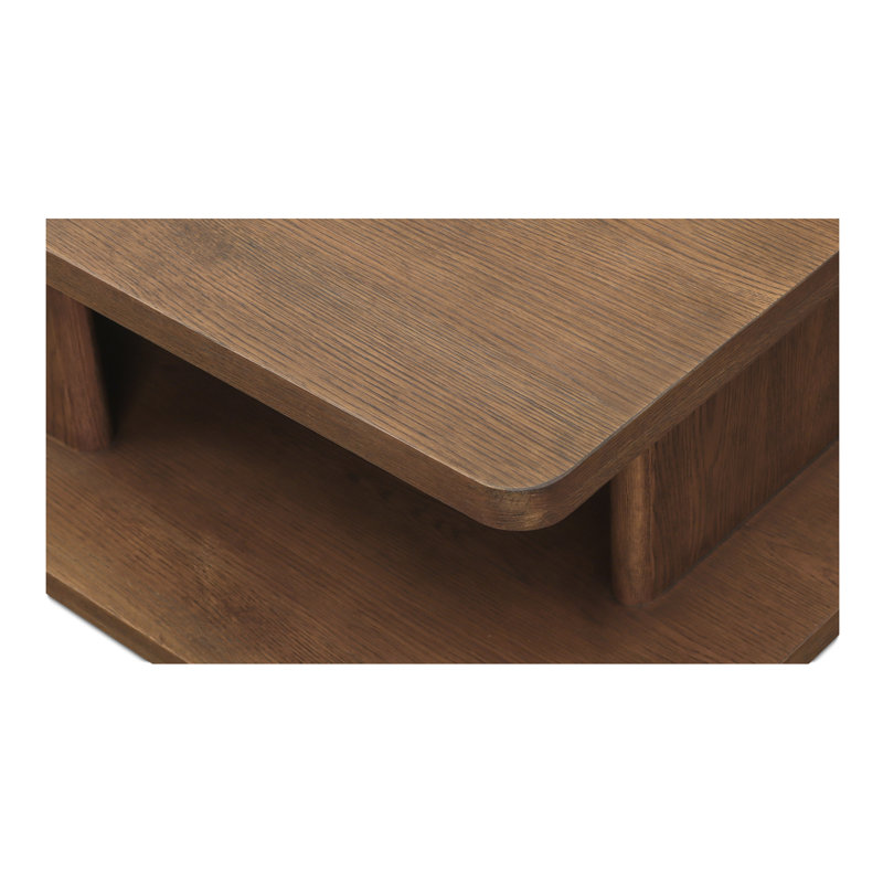 Casey Small Coffee Table Dark Brown, Dark Brown, 16" H x 40" L x 30" W