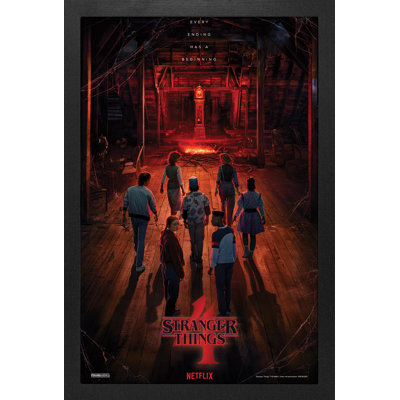 Stranger Things - S4 Creel House 11x17 Gel-Coat Framed Print