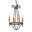 Bailey 4 - Light Candle Style Wagon Wheel Chandelier-28638883-116191742