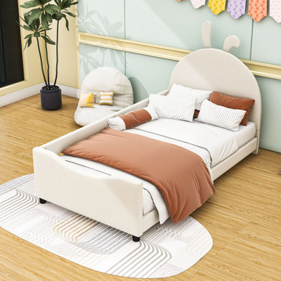 Lit plateforme tapissier Allinah