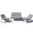 4-person Patio Sofa With Cushions-470841946
