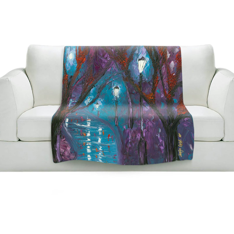 Couverture de sherpa soliliquy doux minuit, l 68 po x L 80 po