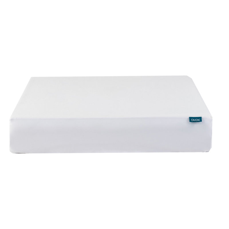 Queen Mattress Protector, Pocket Design, Waterproof Cream White Fabric