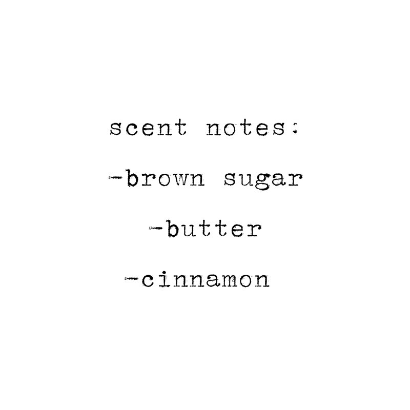 Brown Sugar Cinnamon Scented Soy Candle