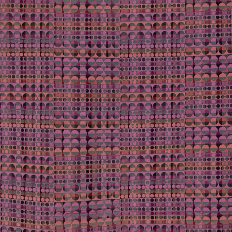 Suite Around in Circles Fabric, Mulled Wine