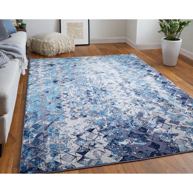 Frimberger Geometric Indoor Rug, Rectangle 5' x 8'