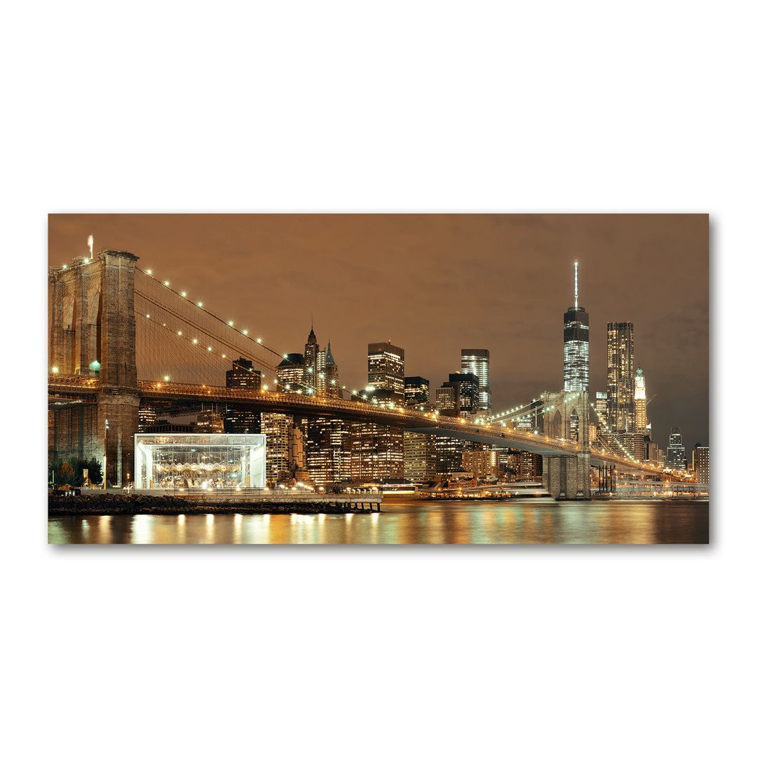 Manhattan New York - Wrapped Canvas Kunstdrucke