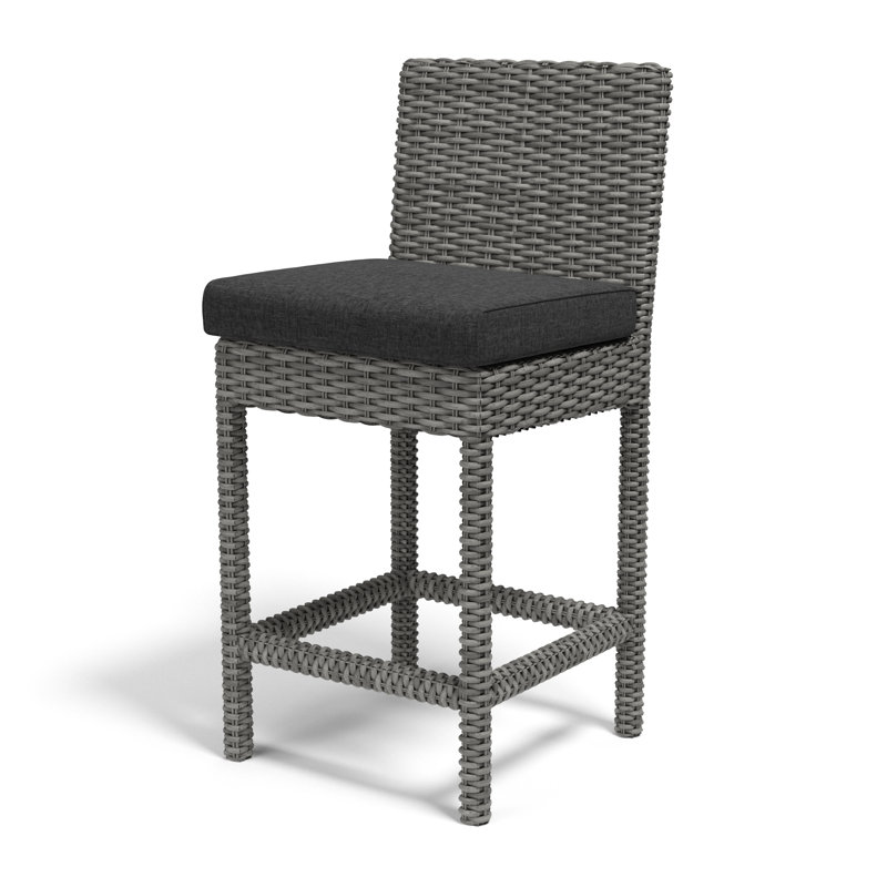 Emerald II Outdoor Bar Stool, Counter Stool (26” Seat Height)