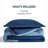 Modern Bedding Sets, 2 Piece Twin XL Corduroy Polyester for Dorm Home