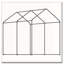 Serre de jardin 8 pi x 6 pi x 7,5 pi Outsunny