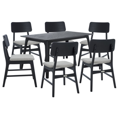 Madina Wood 6-Person Dining Set