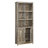 Library With Doors, Brown finish