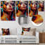 Décoration murale Vibrant Creative Portrait de femme VII - Glam contemporain en métal-87837358
