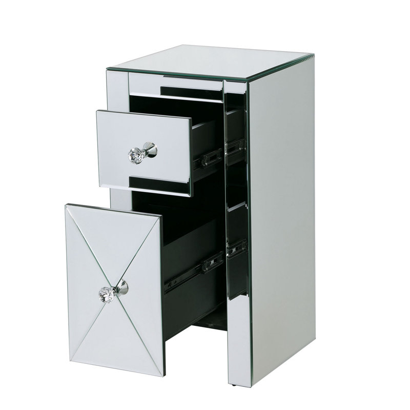 Table de chevet 2 tiroirs Whitham