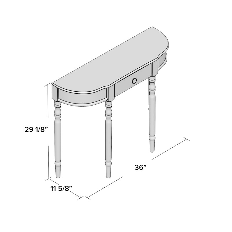 Hayner 36.05'' Console Table