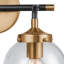 Dion 2 Light Transparent Dimmable Vanity Light