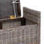 Upholstered Rattan Bench-1107979842