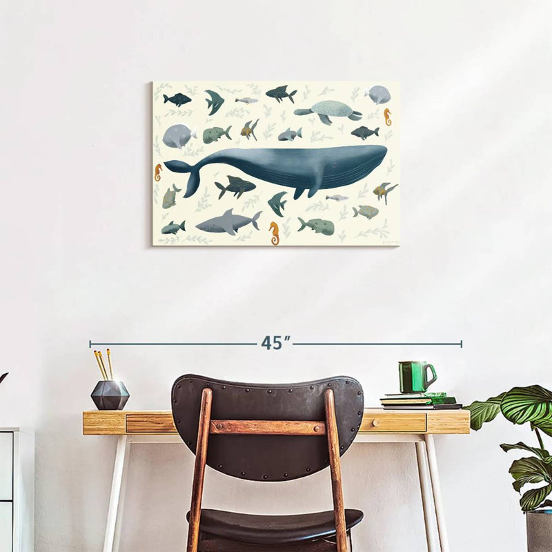 Sea Animals, 20" H x 30" W