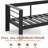 73" All-Weather Aluminum Patio Sofa, 3 Seat Outdoor Couch With  Thick Blue Cushions & Black Frame-344468937-344468934