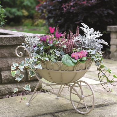 Dayanara Outdoor Wheelbarrow Planter