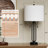 26.5" Industrial Iron Table Lamp Dual Pull Chain USB Type-C Ports for Bedroom Living Room-337797967