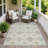 Machine Washable Indoor/Outdoor Chantille ACN2566 Damask Rug-433077160-433077165