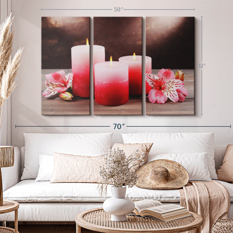 Impression sur toile Spa Spa, H 32 po x l 50 po x P 1,25 po