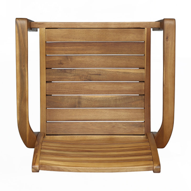 Chaises de salle à manger d'extérieur, Brun