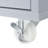 Rolling Kitchen Storage Island With Extended Table, Led Lights, Power Outlets, Fluted Doors & Large Space, Grey On Wheels Glass Doors, Supply Accent Cabinet-1820536034