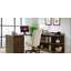 Bibliothèque en bois d'acacia massif H 32,5 "x l 66"-1490341782