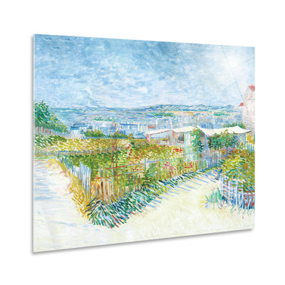 Montmartre Behind the Moulin De La Galette by Vincent Van Gogh - 1 Piece Painting