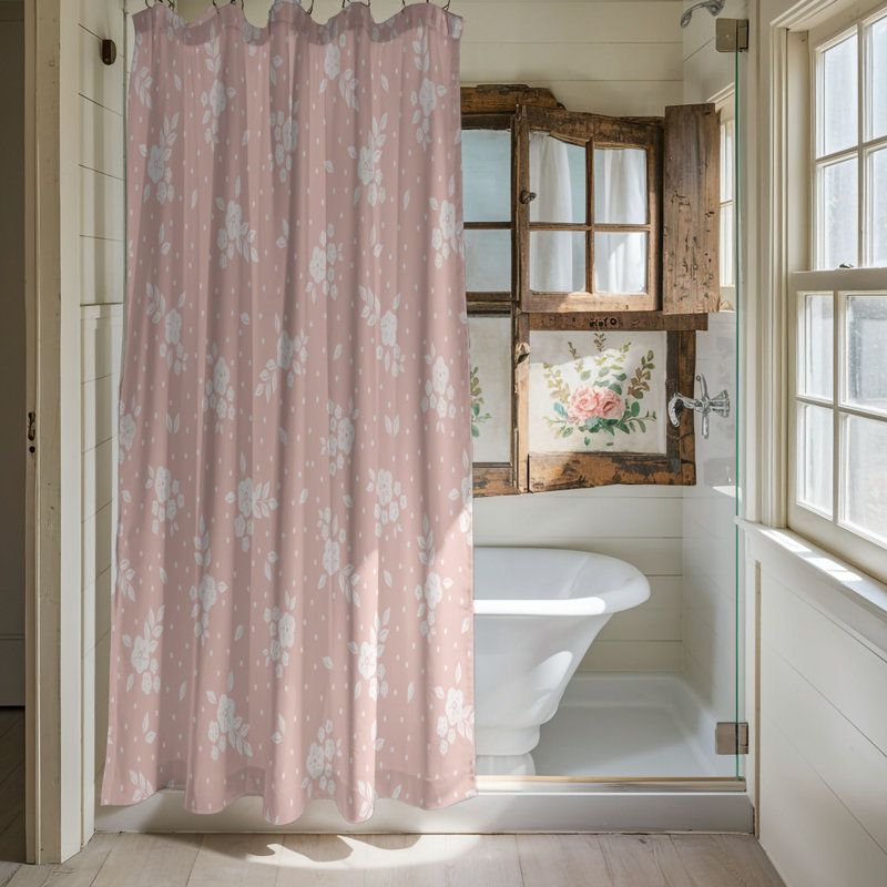 Rideau de douche standard 1 pièce Positif Boho Vibes, H 74 po x l 40 po