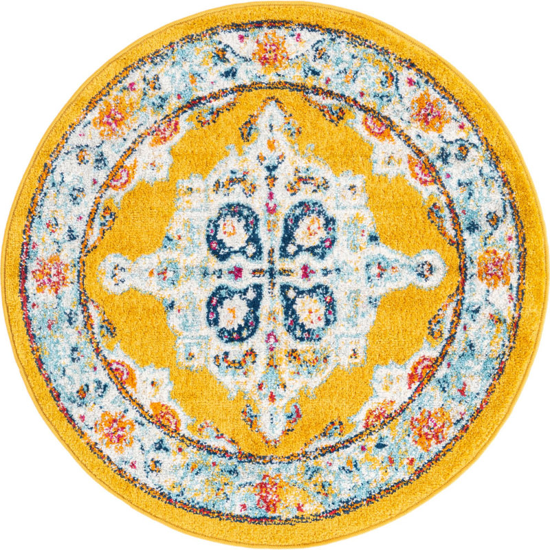 Armgard Oriental Indoor Rug, Round 3'3"