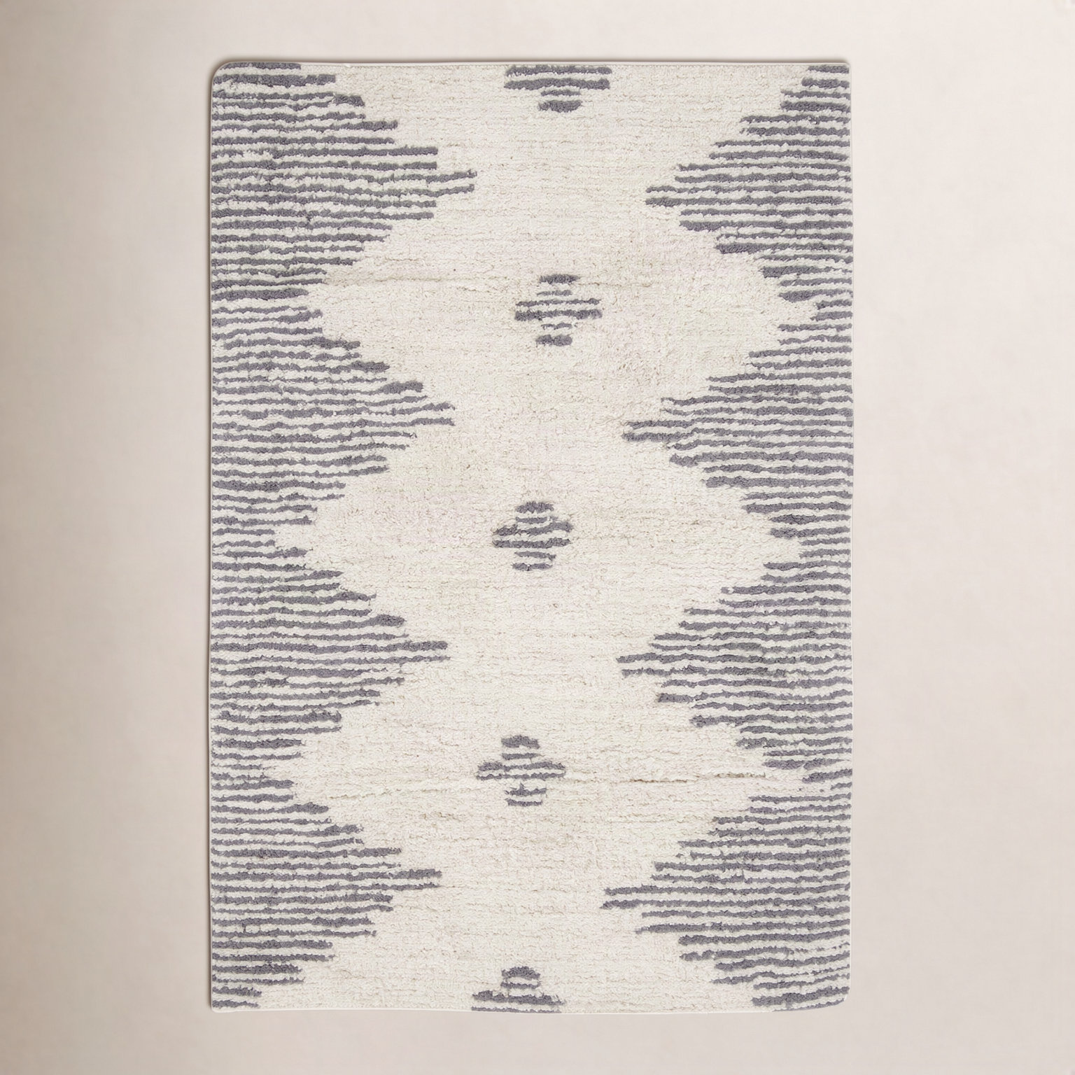 Ladera Cotton Bath Mat, Gray