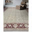 Tapis beige noué à la main de haute qualité