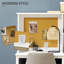 Bureau d'ordinateur avec tiroirs et tablettes, bureau personnel avec rangement et tableau de liège, table de poste de travail avec trou pour câbles