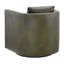 Fauteuil d'appoint pivotant à fonction demi-tonneau - Revêtement en similicuir vert-226727449