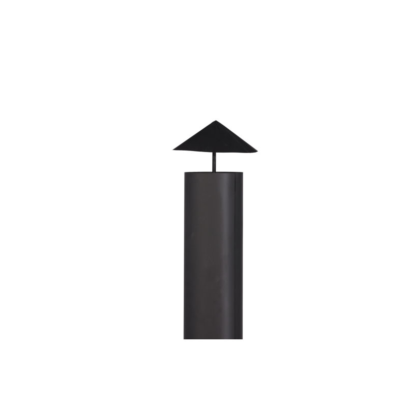 Azarie Square Steel Wood Burning Smokeless Outdoor Fireplace, Black