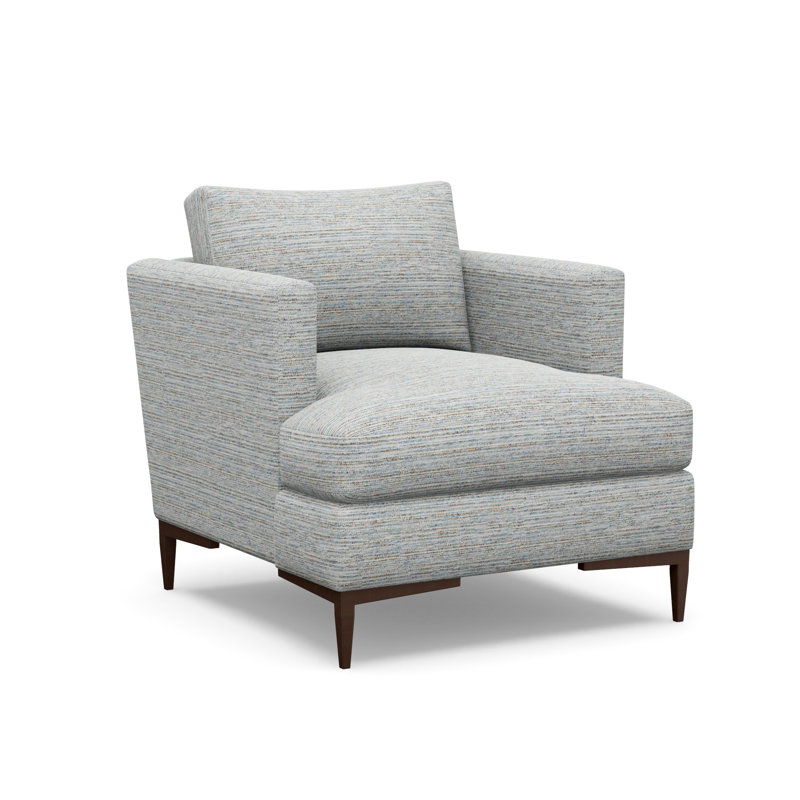 Fauteuil d'appoint Aiden, Piscine Stria Tide, Bronze Antique