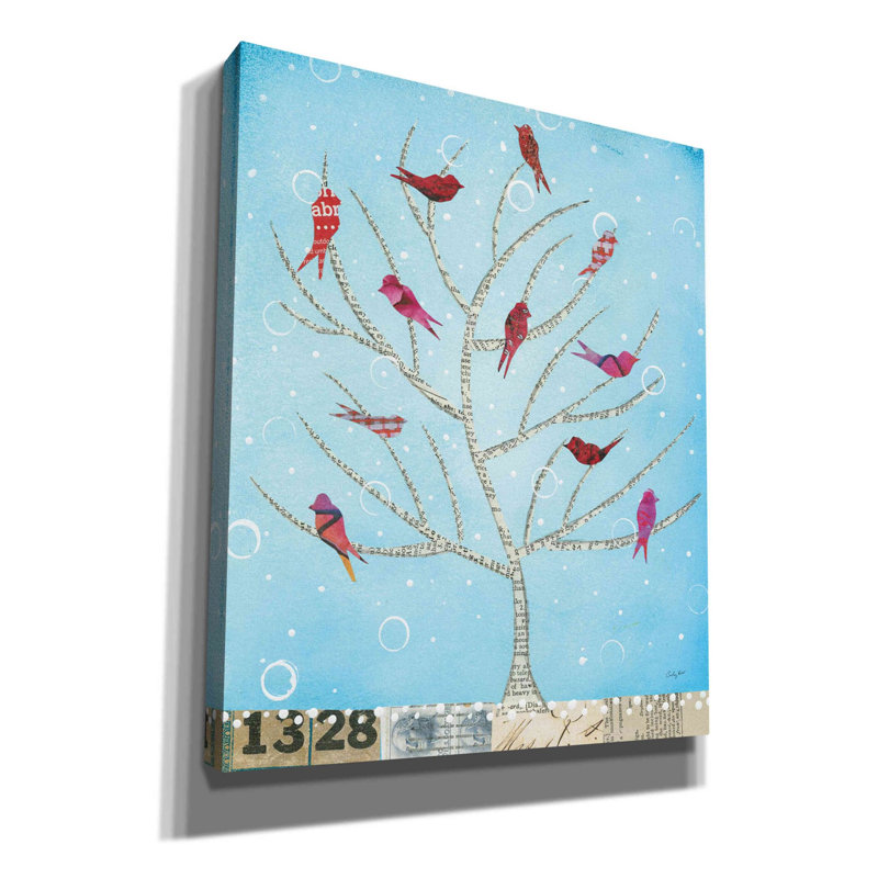 «The Seasons IV» par Courtney Prahl, art mural sur toile, H 24 po x l 20 po x P 0,75 po