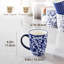 Ensemble de verres en céramique 4 pièces, verres à eau 16 oz, motif floral décoratif, verres inspirés du jardin