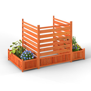 Air Conditioner Fence, 3 Panel Outdoor Privacy Screens, Waterproof Wood Ac Fence Panels For Outside Unit, Pool Equipment Enclosure, Trash Can Screens Fence For Backyard Patio
