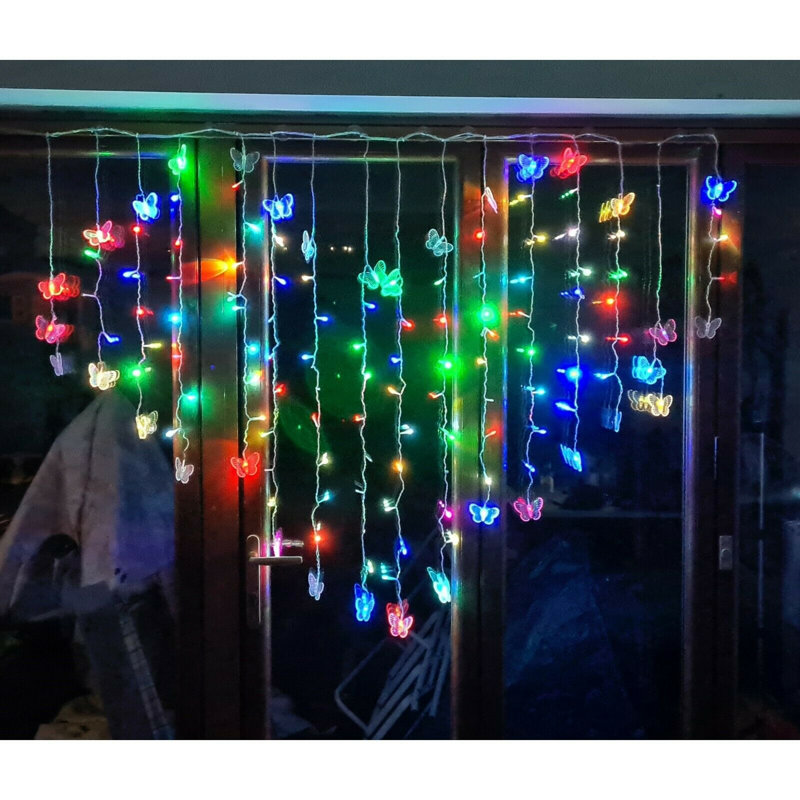 12cm LED Novelty String Light, Blue/Yellow/Pink