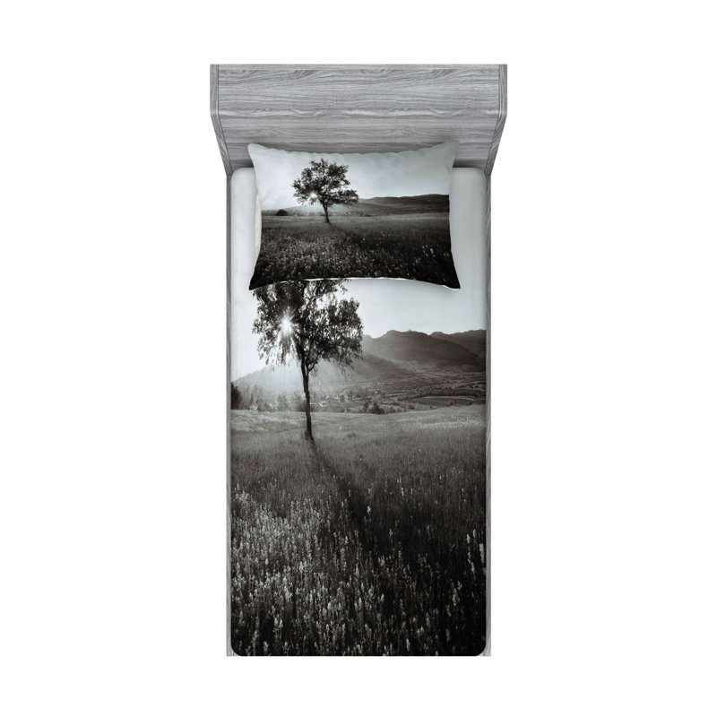 Microfiber Sheet Set, Twin Sheet Set + Fitted Sheet + 1 Pillowcase