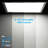 2x2ft Led Flat Panel Troffer Light With Built-in Driver, 5000k Daylight
