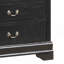 Charmant coffre de rangement traditionnel noir