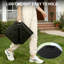 Base de parasol remplissable robuste avec système de verrouillage - pour l'herbe, la terrasse, le patio, la piscine