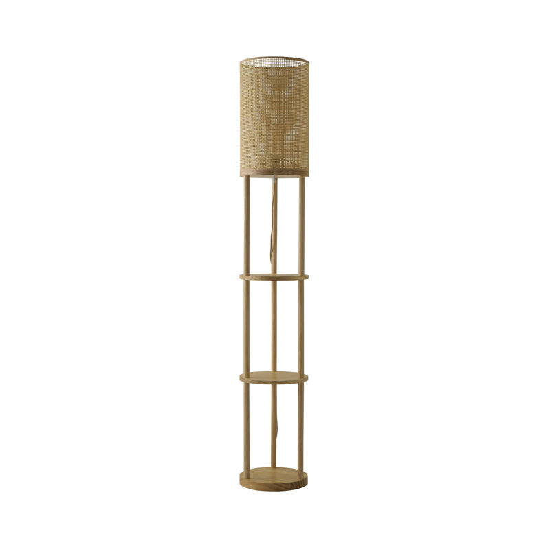 Akkash 152cm Brown/White Novelty Floor Lamp