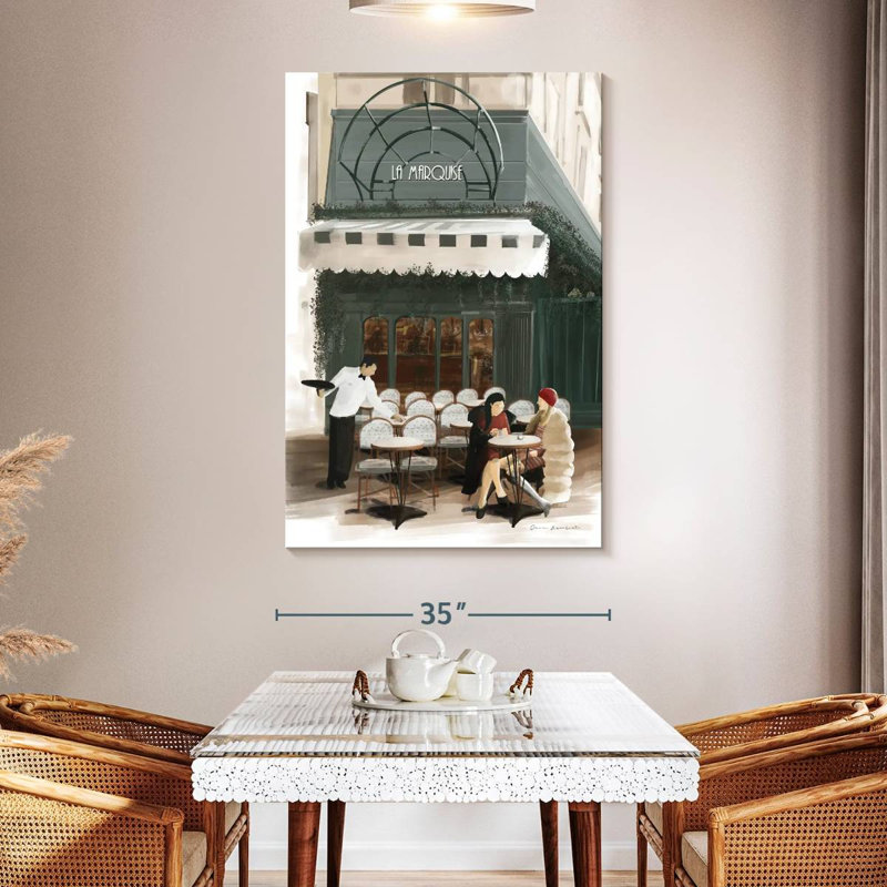 Lilie Paris Bistro, 51" H x 34" W