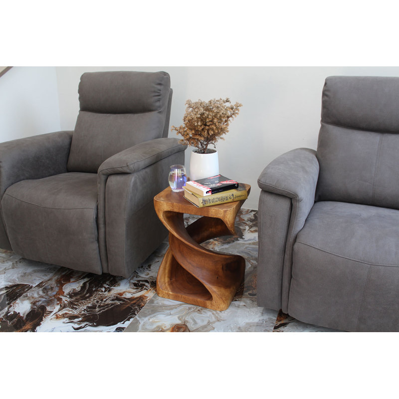 Ensemble de tables de bout Ahliya, Noyer, H 20 po x l 15 po x P 15 po